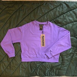 NWT Nooworks Track Top, lavender, size small